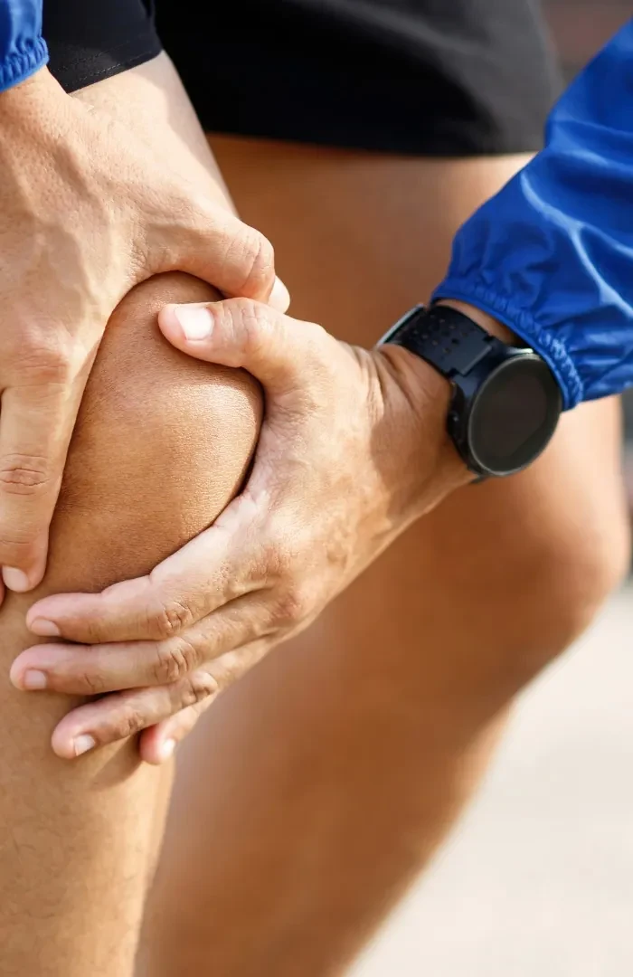 Patient receiving neuropathy pain relief treatment at BioWave Regeneration clinic